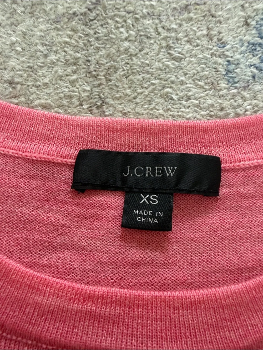 J. Crew Pink Crewneck Sweater